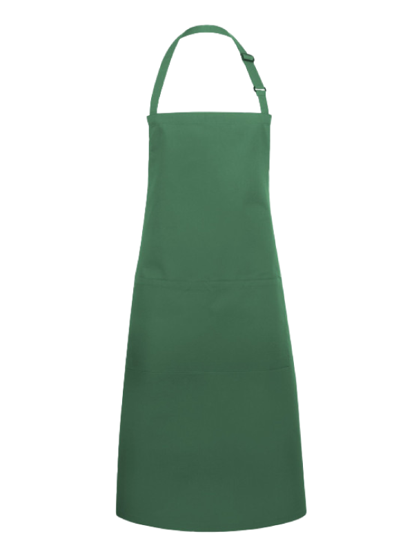 Tablier vert avec poche